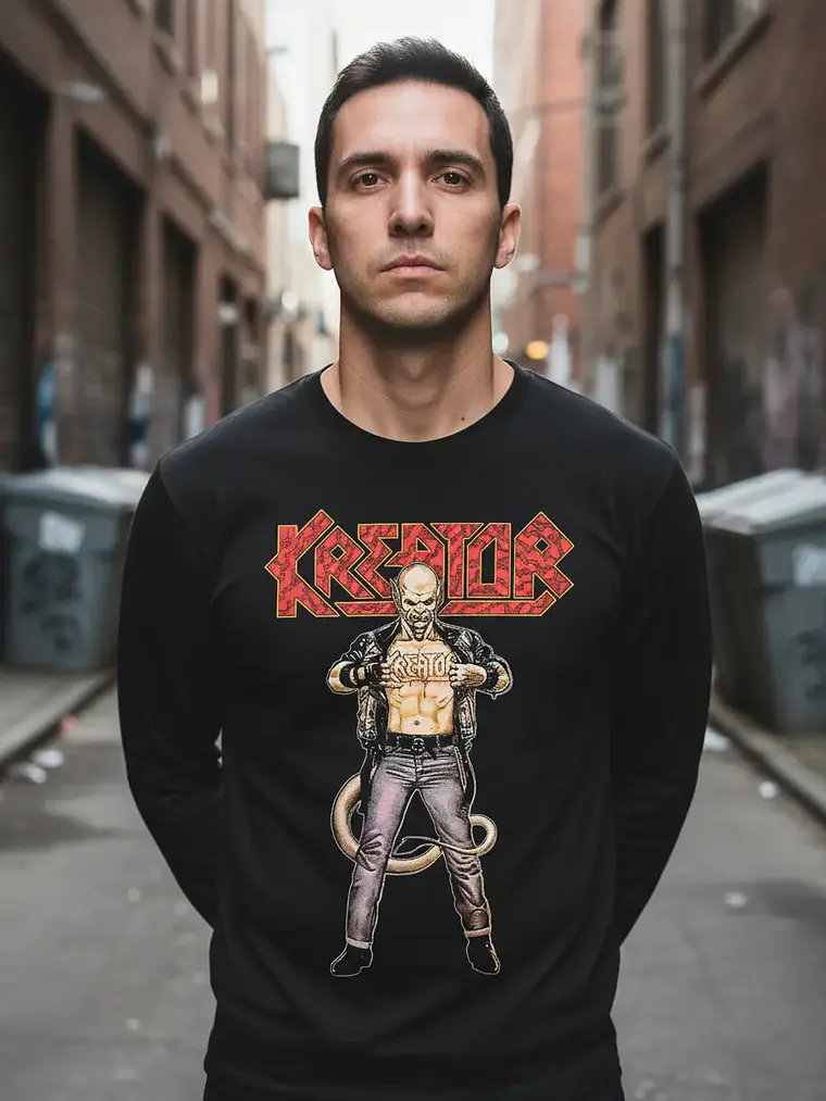 Polera Manga Larga Kreator - Ver 25 - Vale Gamess 1