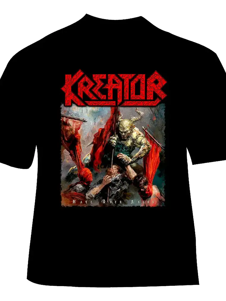 Polera Kreator - Ver 28 - Hate Uber Alles 1