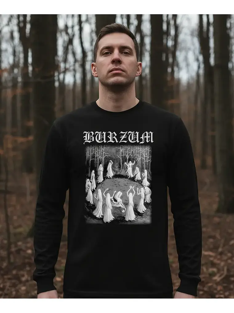 Polera Manga Larga Burzum - Ver 02 - Vale Gamess 1