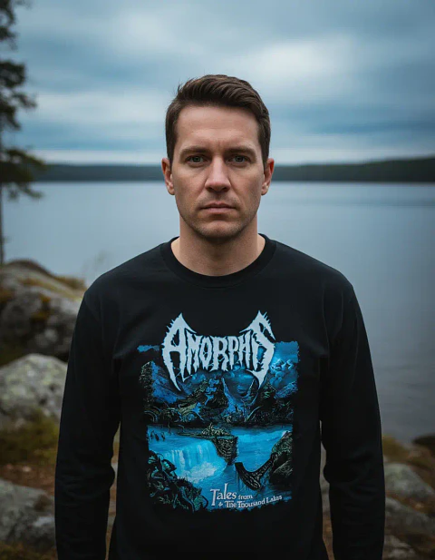 Polera Manga Larga Amorphis - Ver 04 - Tales From The Thousa