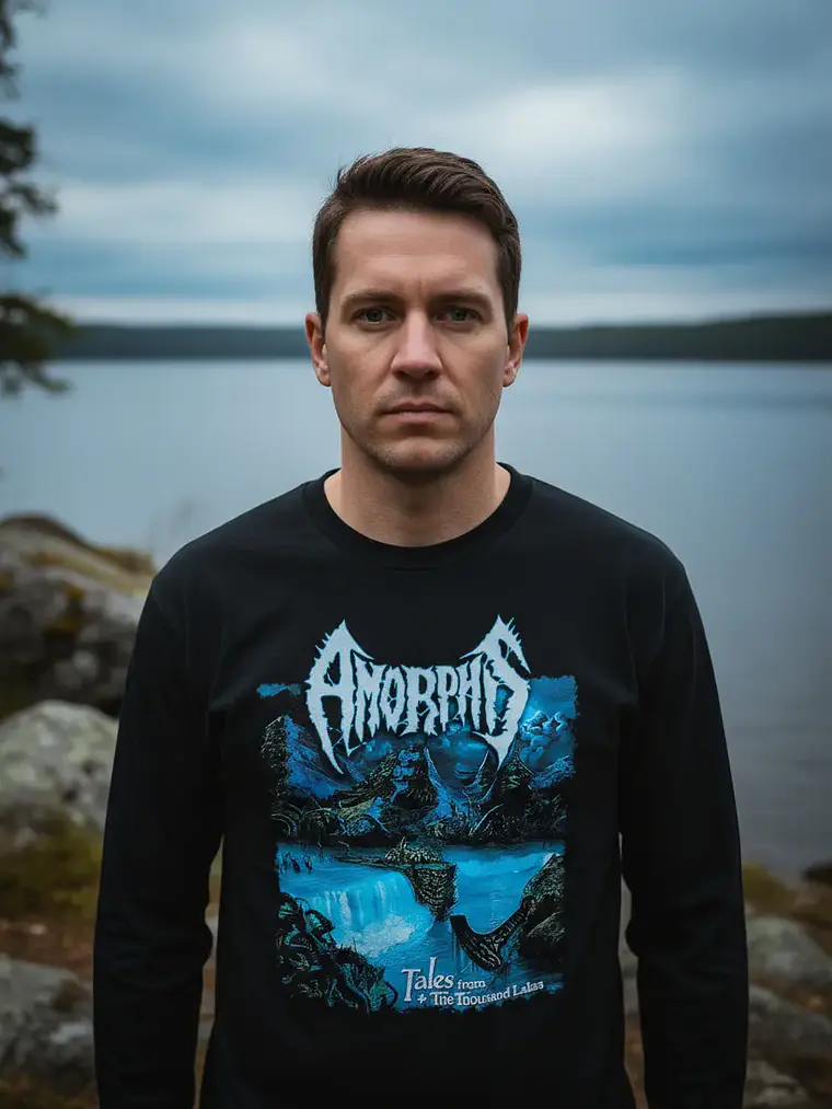 Polera Manga Larga Amorphis - Ver 04 - Tales From The Thousa 1