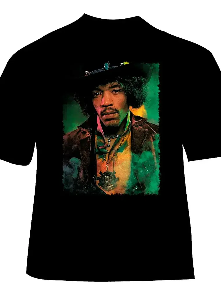 Polera Jimi Hendrix - Ver 01 - Vale Gamess 1