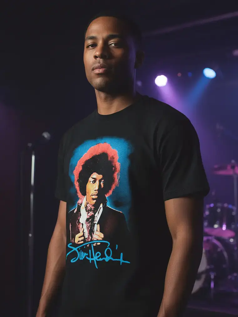 Polera Jimi Hendrix - Ver 04 - Vale Gamess 1