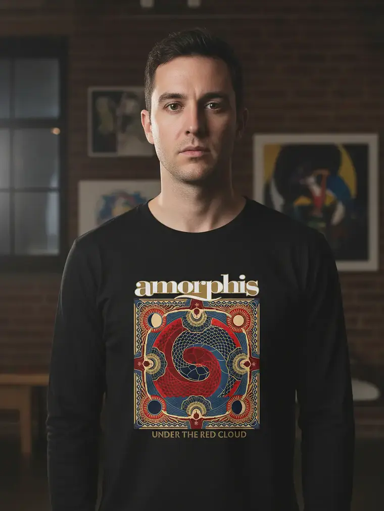 Polera Manga Larga Amorphis - Ver 05 - Under The Red Cloud 1