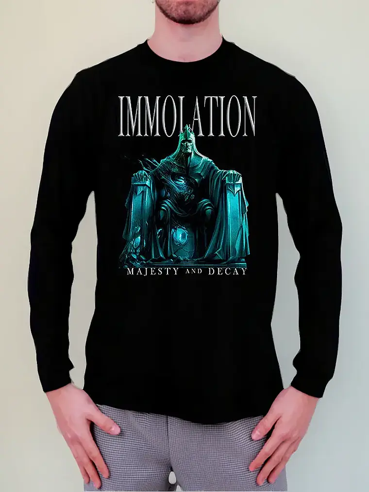 Polera Manga Larga Immolation - Ver 07 - Majesty And Decay 1
