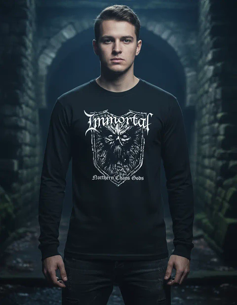 Polera Manga Larga Immortal - Ver 18 - Northern Chaos Gods