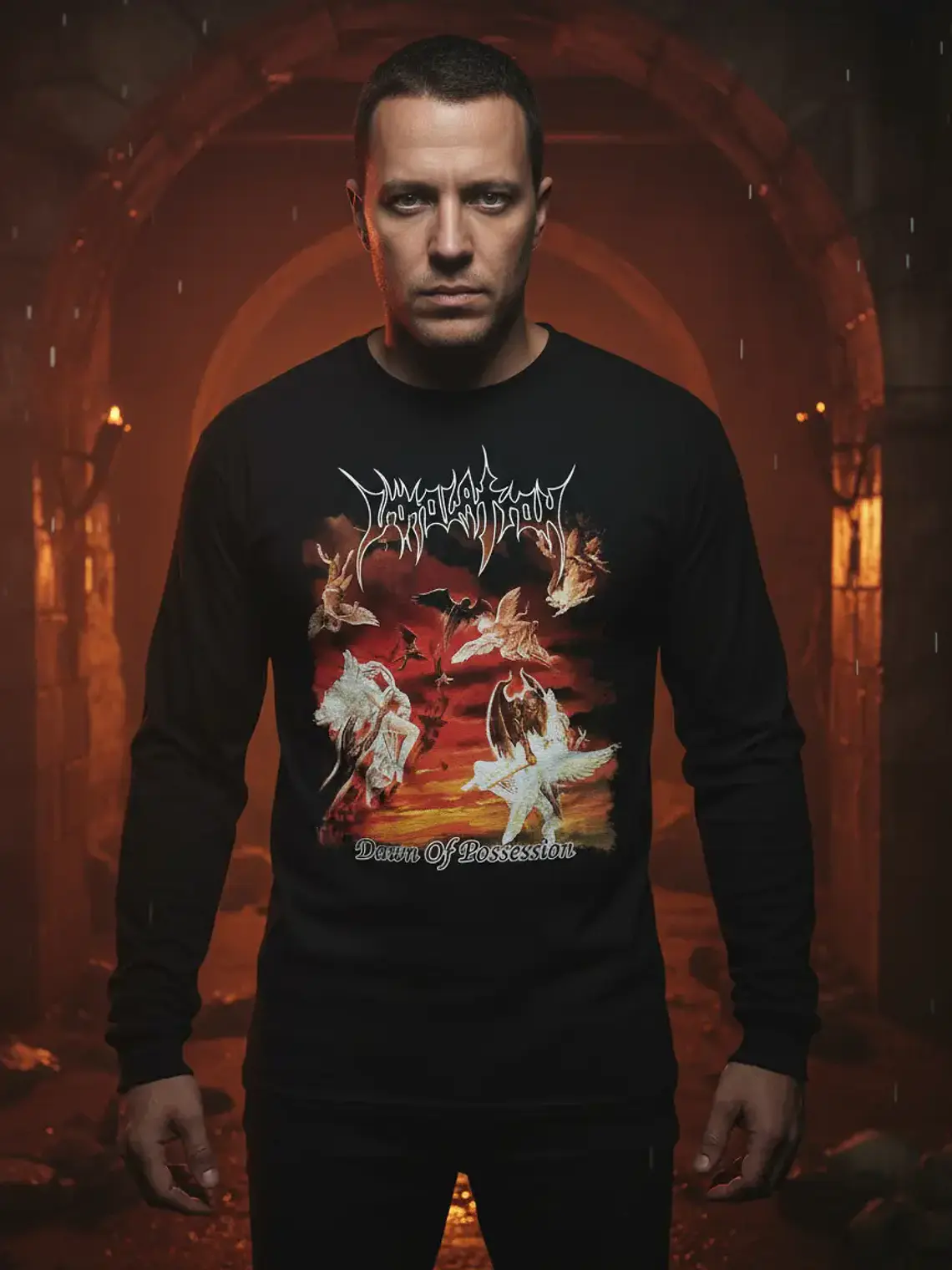 Polera Manga Larga Immolation - Ver 04 - Dawn Of Possession 1