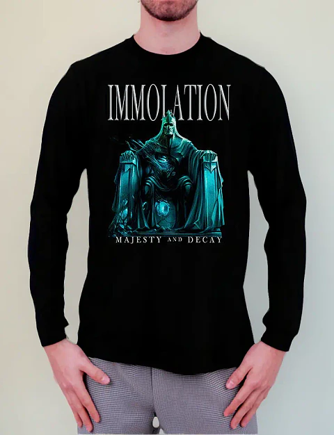 Polera Manga Larga Immolation - Ver 07 - Majesty And Decay