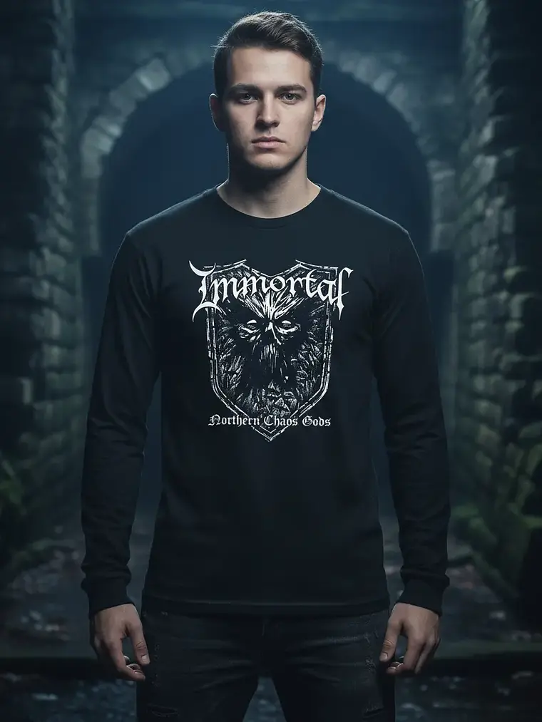 Polera Manga Larga Immortal - Ver 18 - Northern Chaos Gods 1