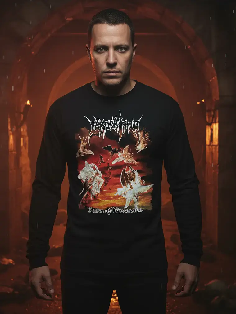 Polera Manga Larga Immolation - Ver 04 - Dawn Of Possession 1