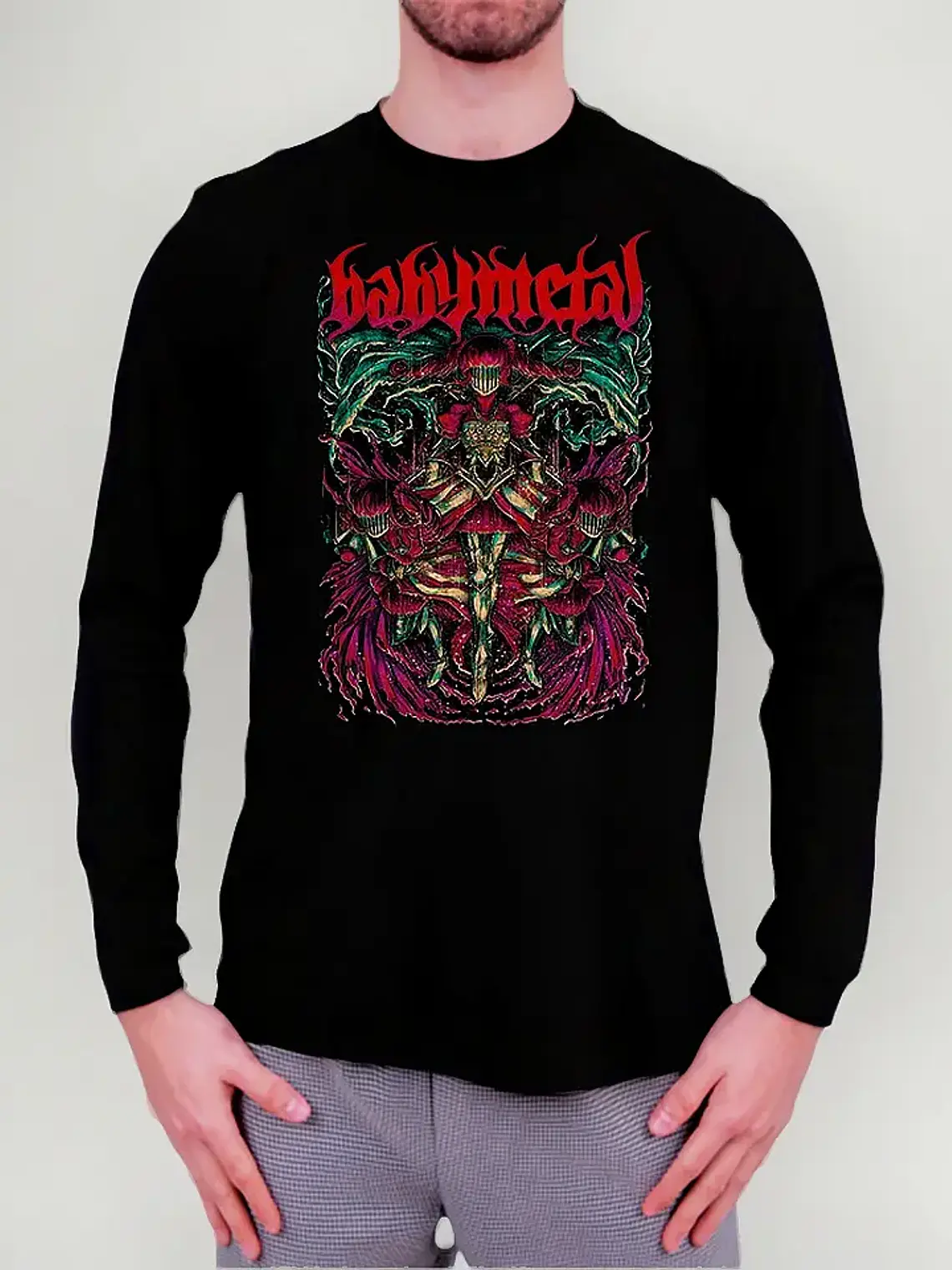 Polera Manga Larga Babymetal - Ver 04 - Vale Gamess 1