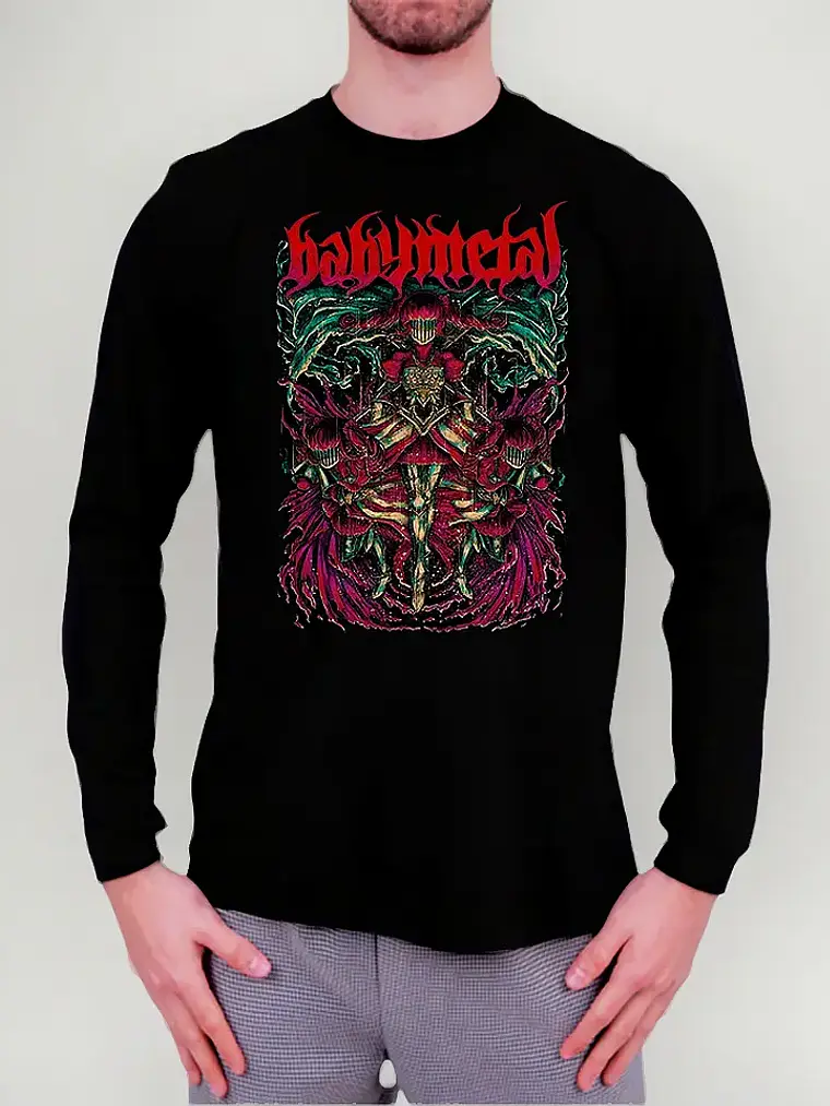 Polera Manga Larga Babymetal - Ver 04 - Vale Gamess 1