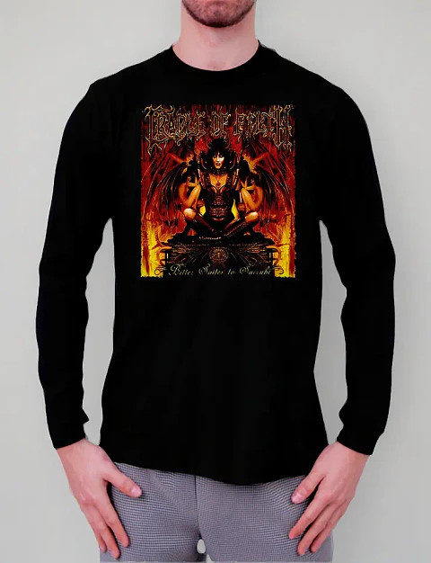 Polera Manga Larga Cradle Of Filth - Ver 14 - Bitter Suites