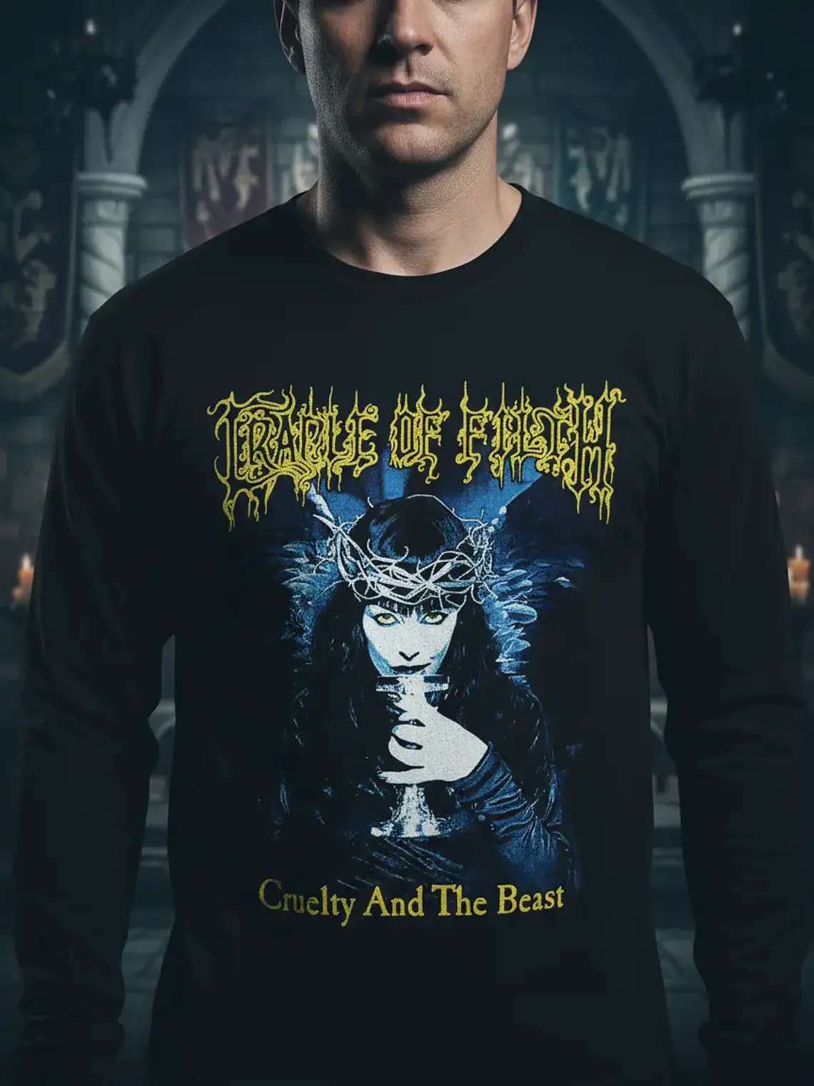 Polera Manga Larga Cradle Of Filth - Ver 05 - Cruelty And Th 1