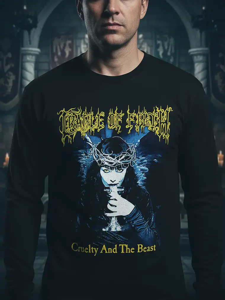 Polera Manga Larga Cradle Of Filth - Ver 05 - Cruelty And Th 1
