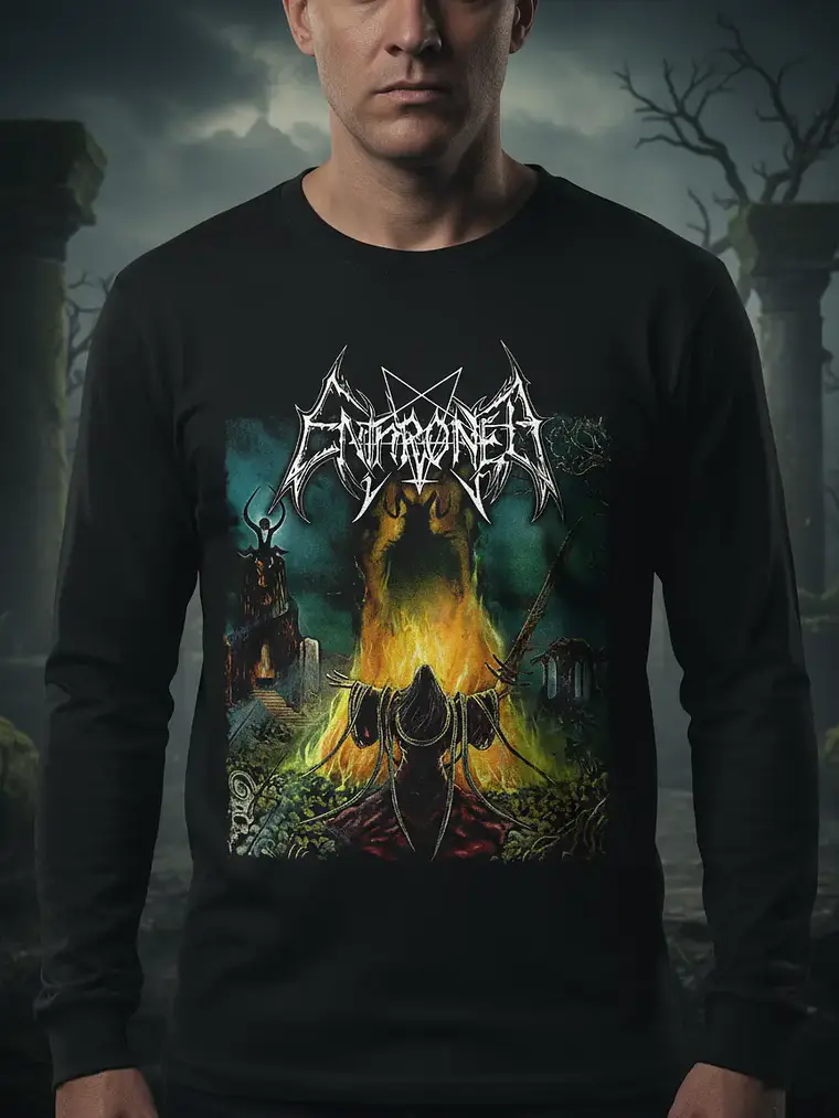 Polera Manga Larga Enthroned - Ver 02 - Prophecies Of Pagan 1