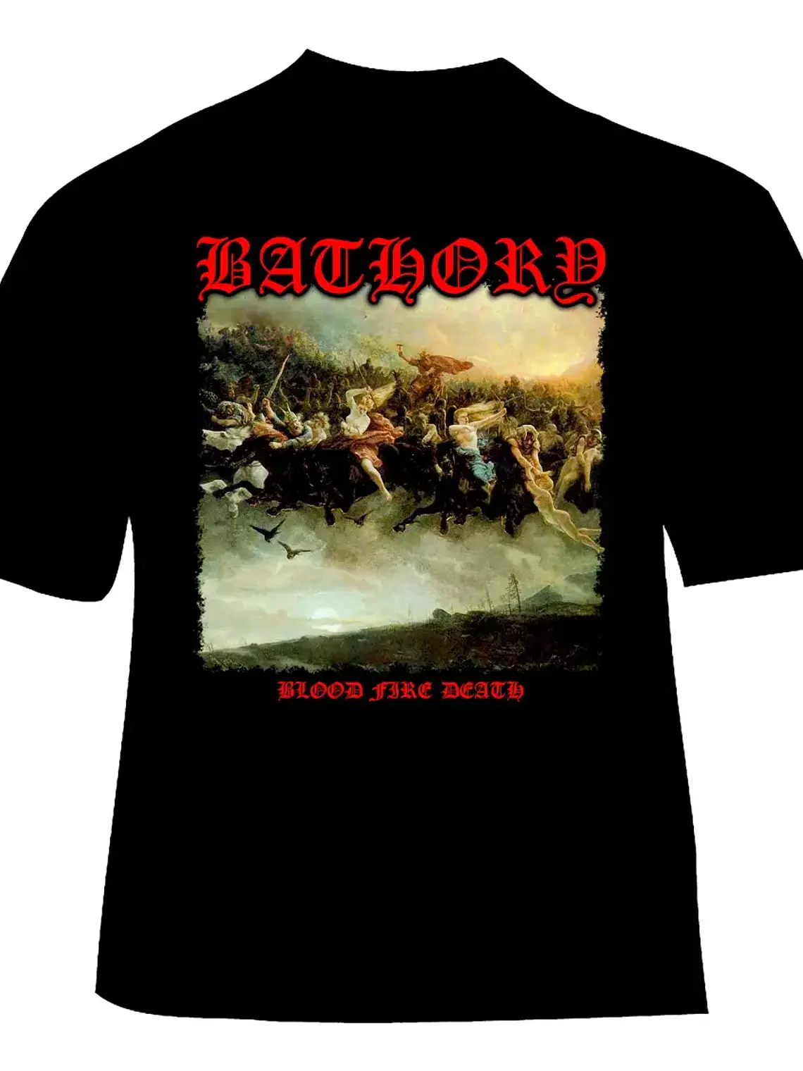 Polera Bathory - Ver 18 - Blood Fire Death 1