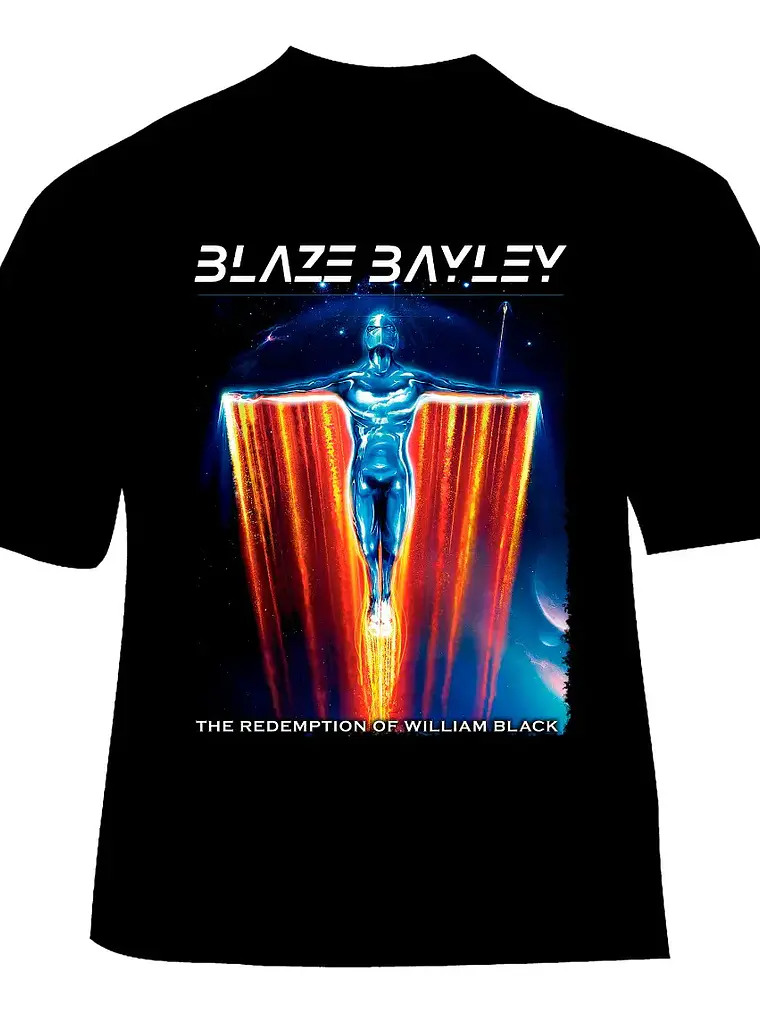 Polera Blaze Bayley - Ver 06 - The Redemption Of William Bla 1