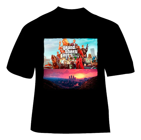 Polera Grand Theft Auto - Ver 01 - Gta V