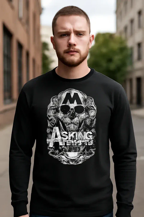 Polera Manga Larga Asking Alexandria - Ver 01 - Vale Gamess