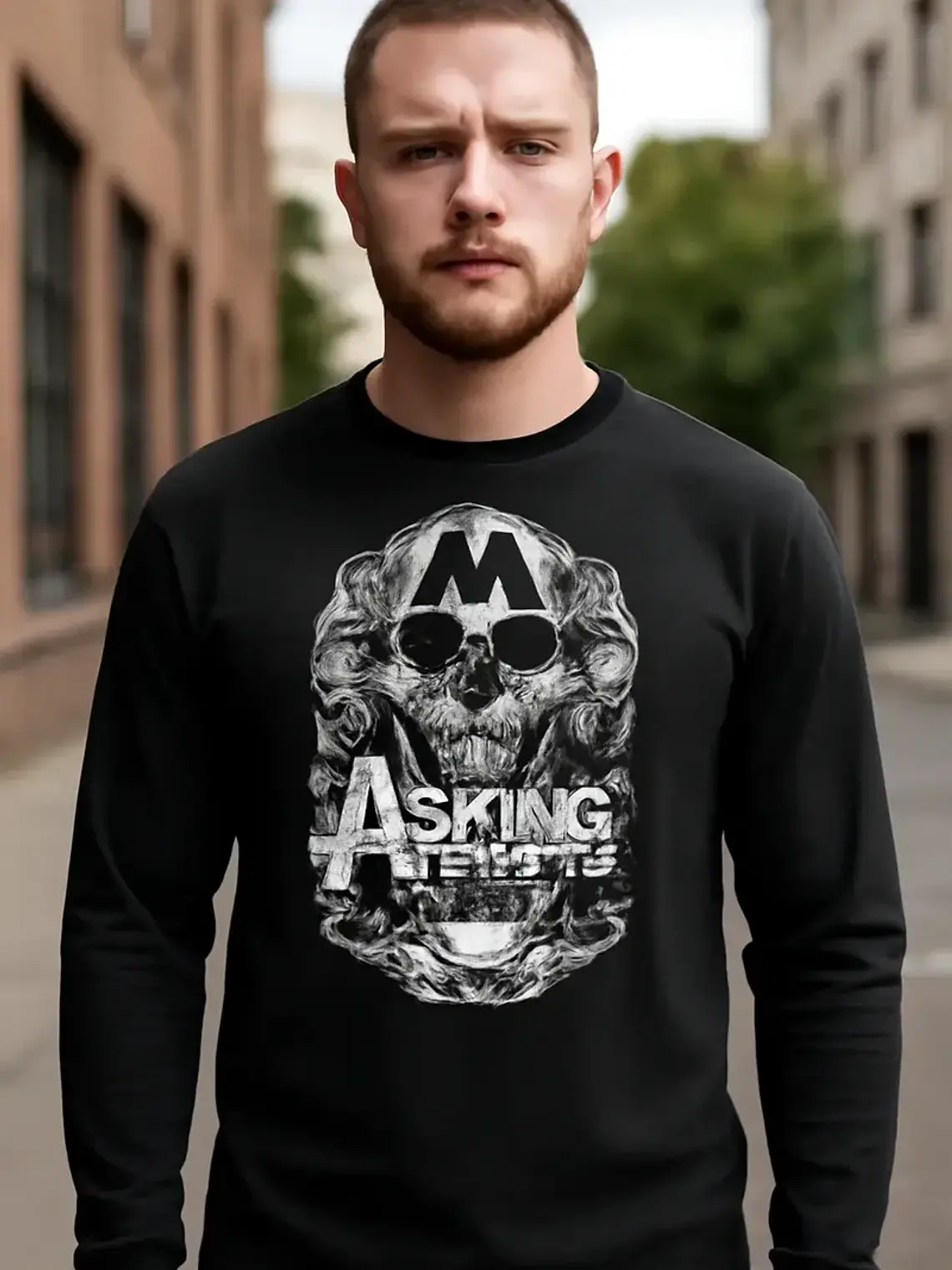 Polera Manga Larga Asking Alexandria - Ver 01 - Vale Gamess 1
