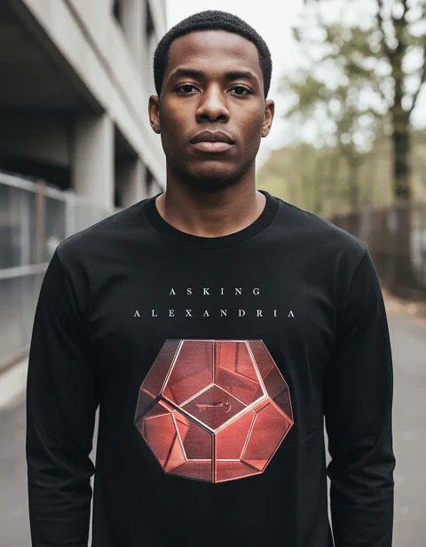 Polera Manga Larga Asking Alexandria - Ver 04 - Vale Gamess
