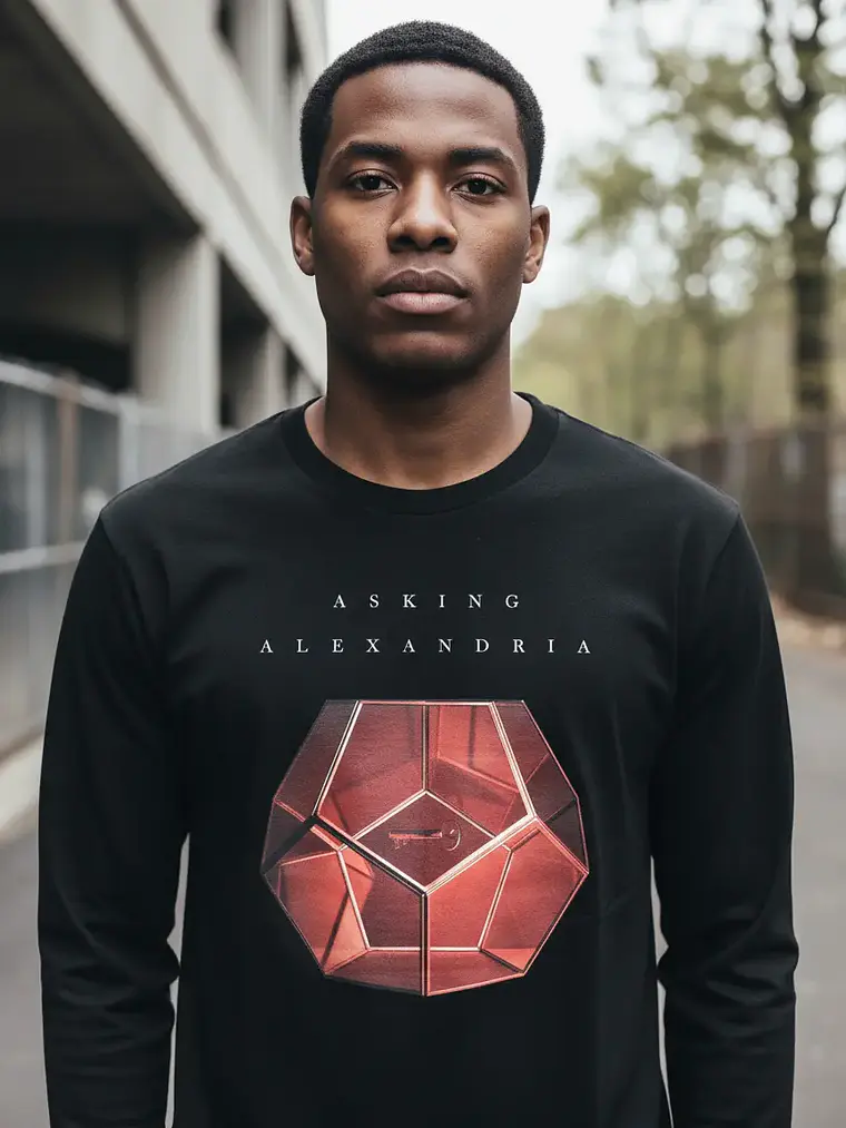 Polera Manga Larga Asking Alexandria - Ver 04 - Vale Gamess 1