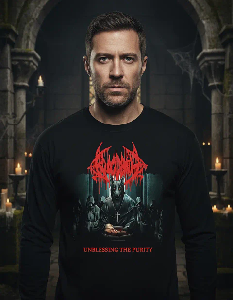 Polera Manga Larga Bloodbath - Ver 10 - Unblessing The Purit