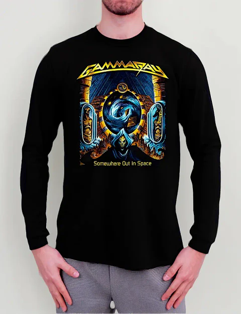 Polera Manga Larga Gamma Ray - Ver 08 - Somewhere Out In Spa