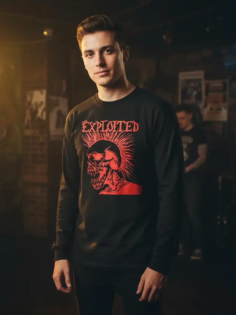 Polera Manga Larga The Exploited - Ver 08 - Vale Gamess 1