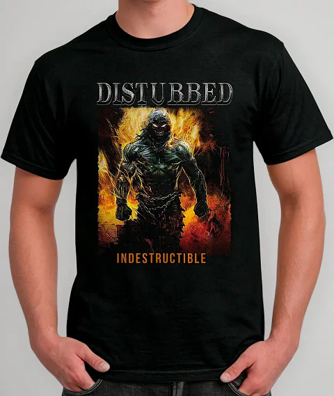 Polera Disturbed - Ver 05 - Indestructible