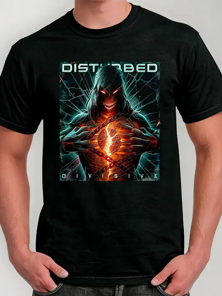 Polera Disturbed - Ver 09 - Divisive 1