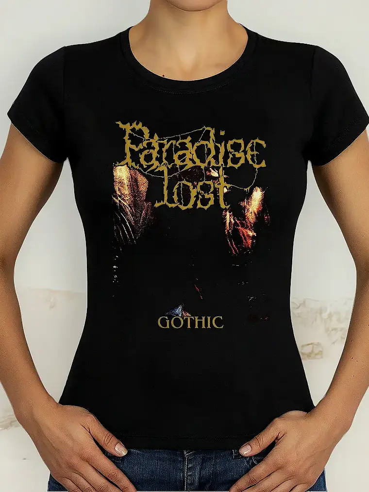 Polera Elasticada Mujer Paradise Lost - Ver 07 - Gothic 1