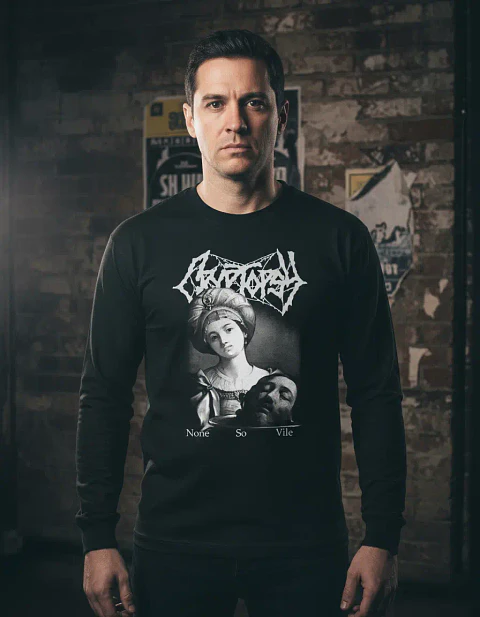 Polera Manga Larga Cryptopsy - Ver 03 - None So Vile