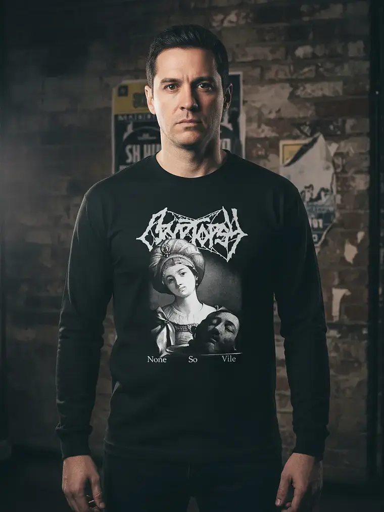 Polera Manga Larga Cryptopsy - Ver 03 - None So Vile 1