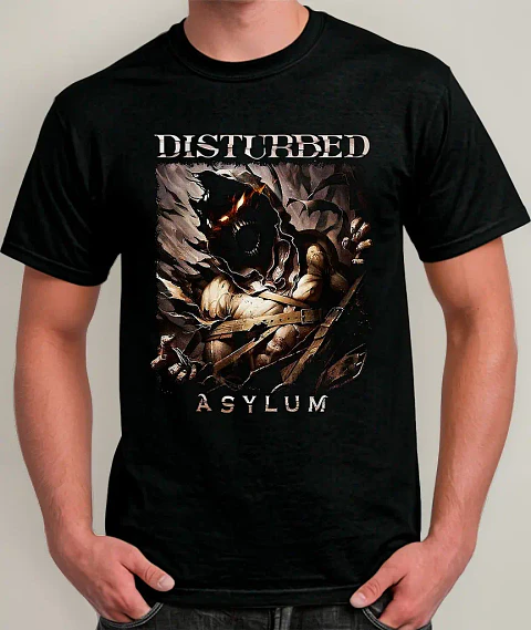 Polera Disturbed - Ver 02 - Asylum