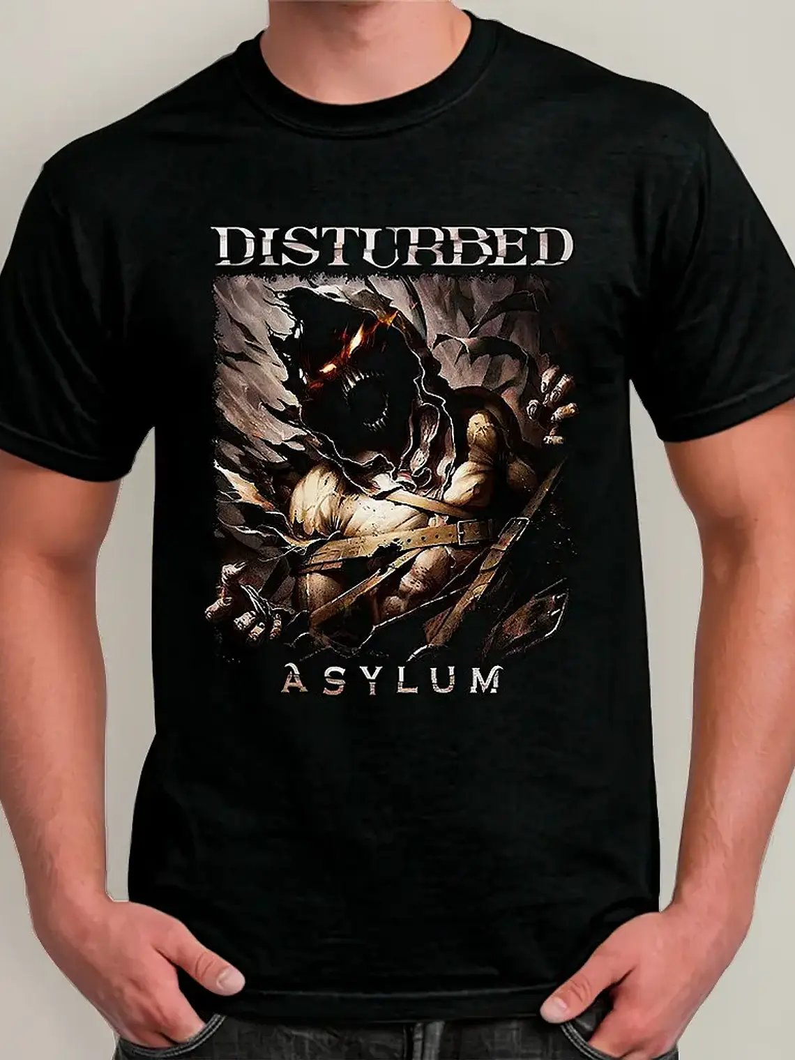 Polera Disturbed - Ver 02 - Asylum 1