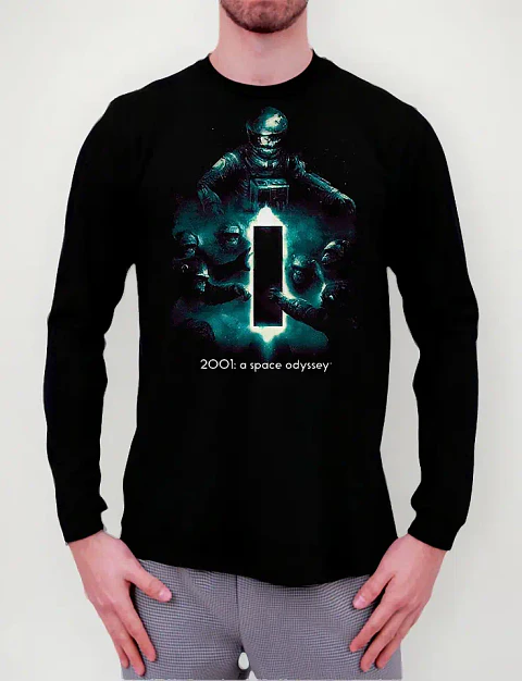 Polera Manga Larga 2001 Odisea Al Espacio - Ver 01 - Vale Ga
