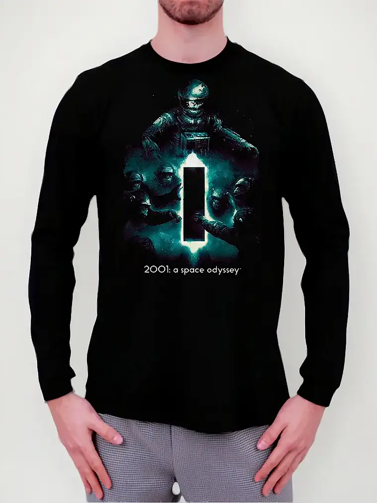 Polera Manga Larga 2001 Odisea Al Espacio - Ver 01 - Vale Ga 1