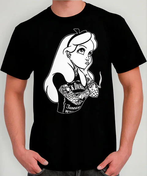 Polera Caricatura - Ver 01 - Vale Gamess