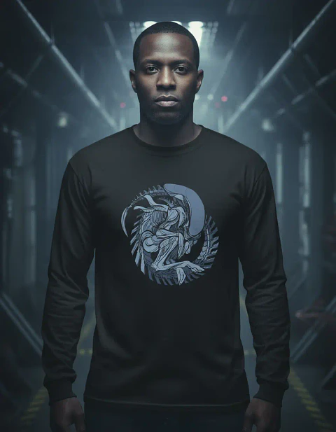 Polera Manga Larga Alien - Ver 03 - Vale Gamess