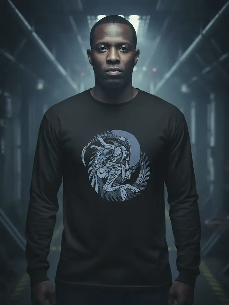 Polera Manga Larga Alien - Ver 03 - Vale Gamess 1