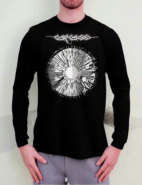 Polera Manga Larga Carcass - Ver 04 - Surgical Steel