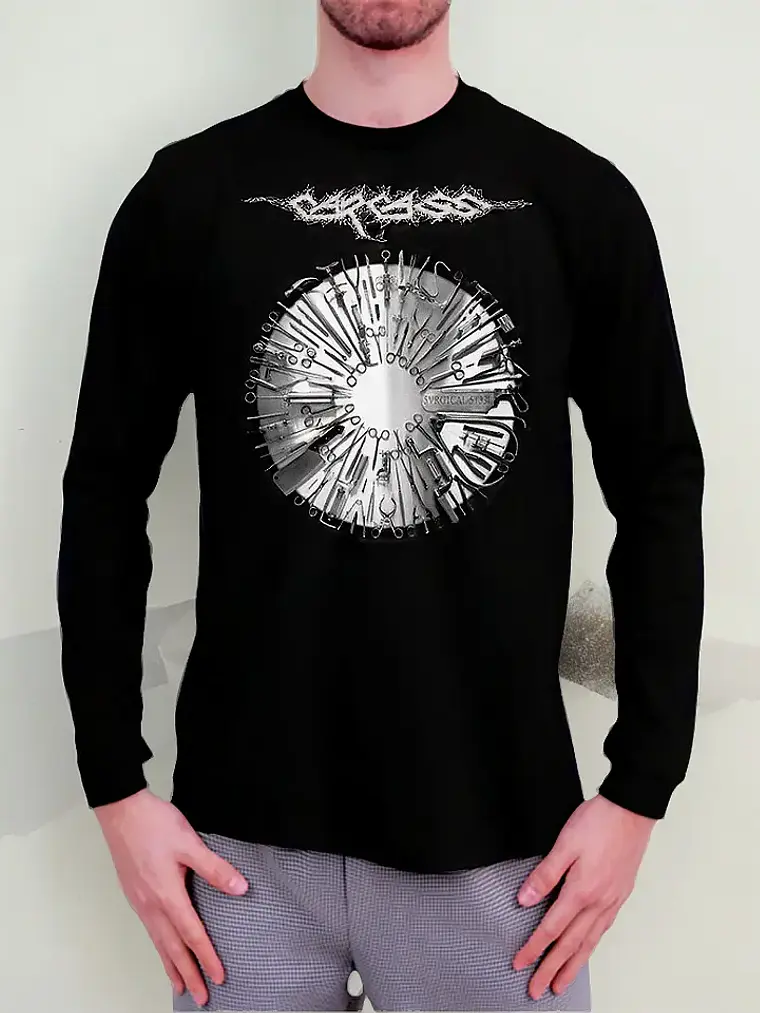 Polera Manga Larga Carcass - Ver 04 - Surgical Steel 1