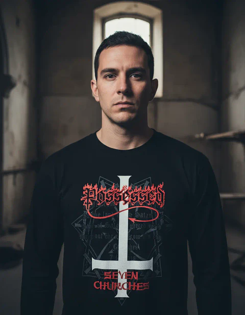 Polera Manga Larga Possessed - Ver 02 - Seven Churches