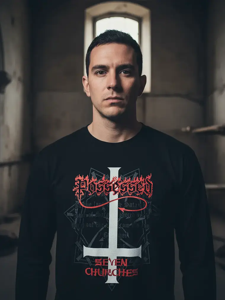 Polera Manga Larga Possessed - Ver 02 - Seven Churches 1