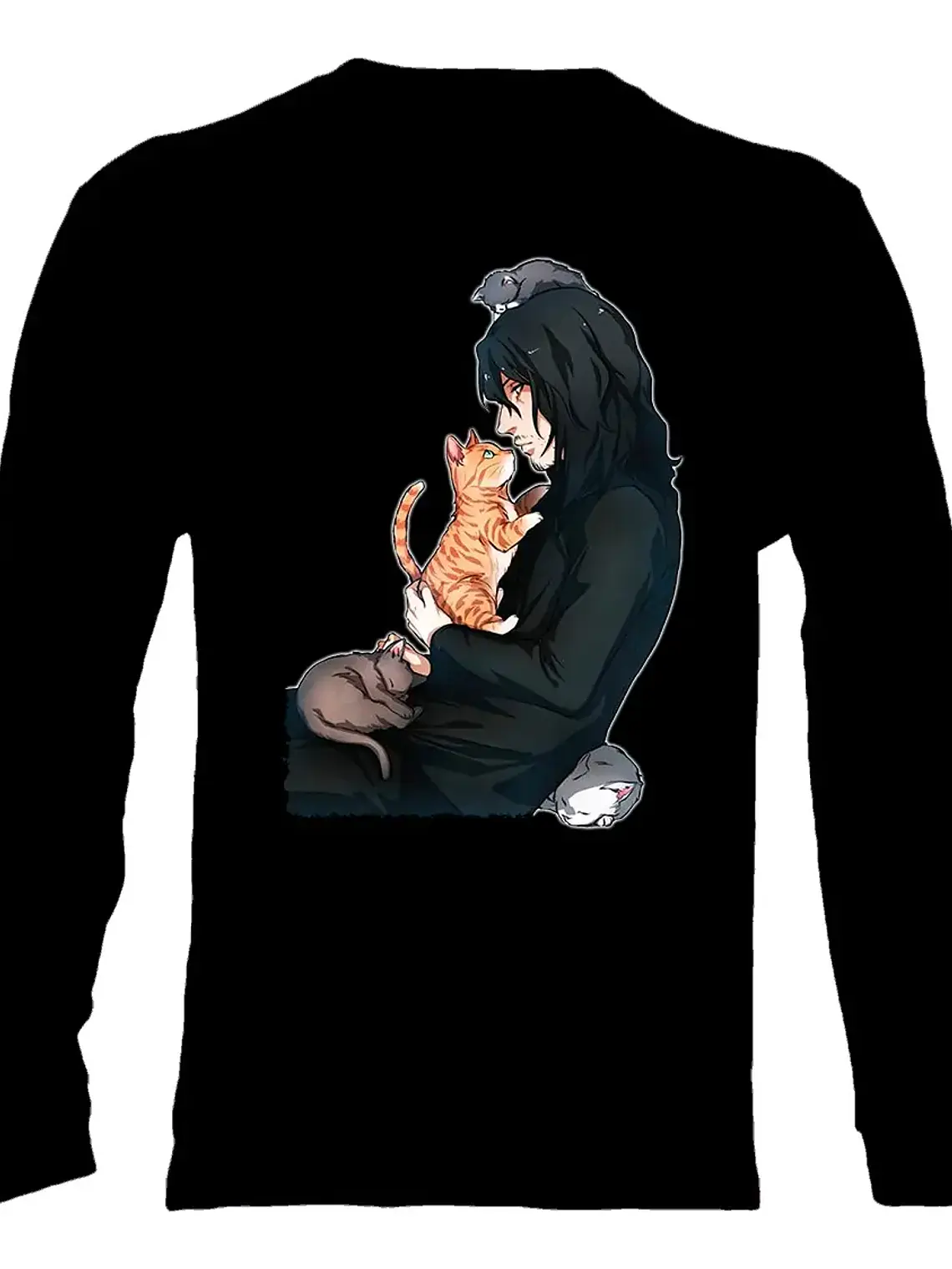 Polera Manga Larga Anime - Ver 02 - Vale Gamess 1