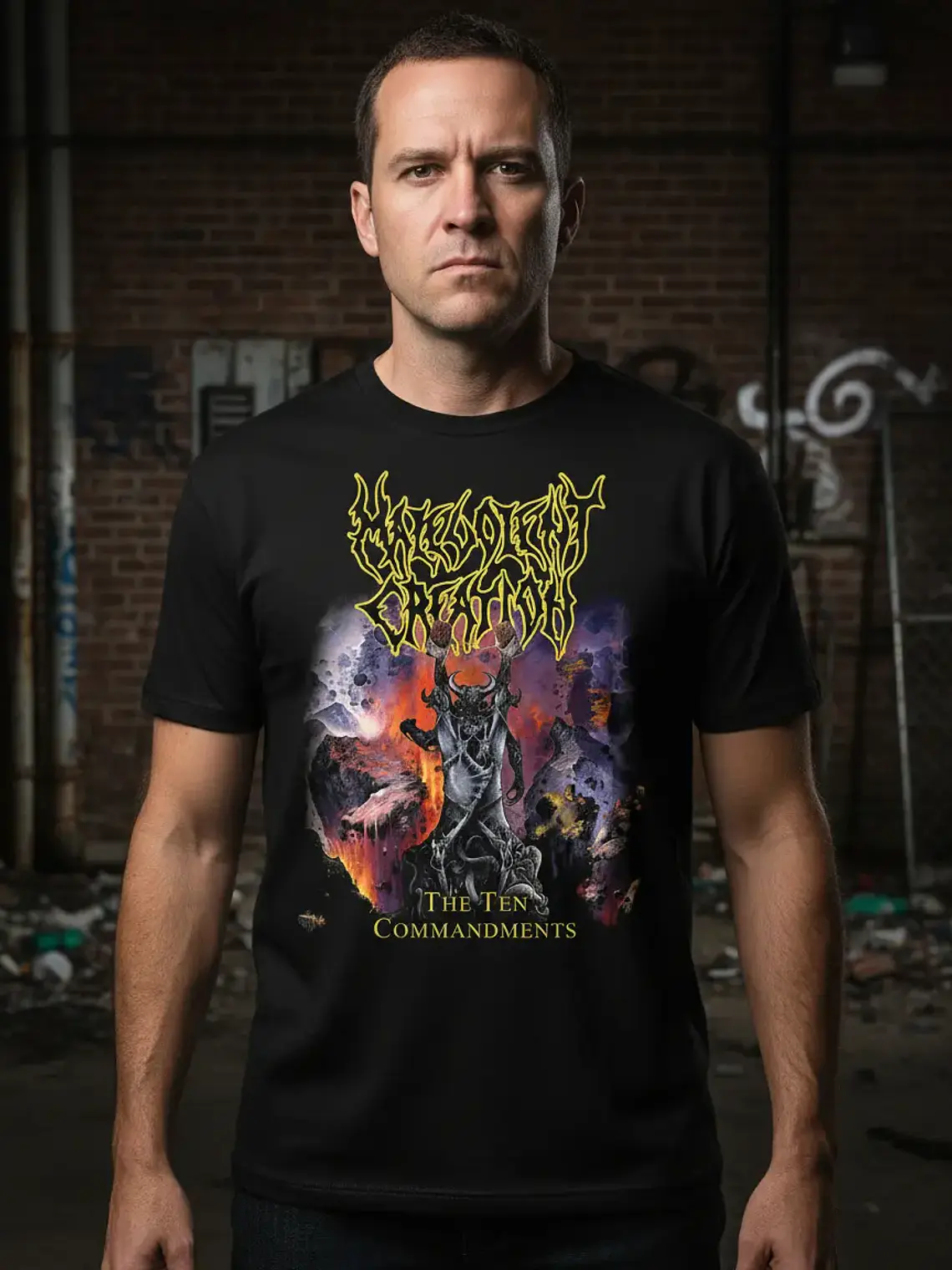 Polera Malevolent Creation - Ver 07 - The Ten Commandments 1