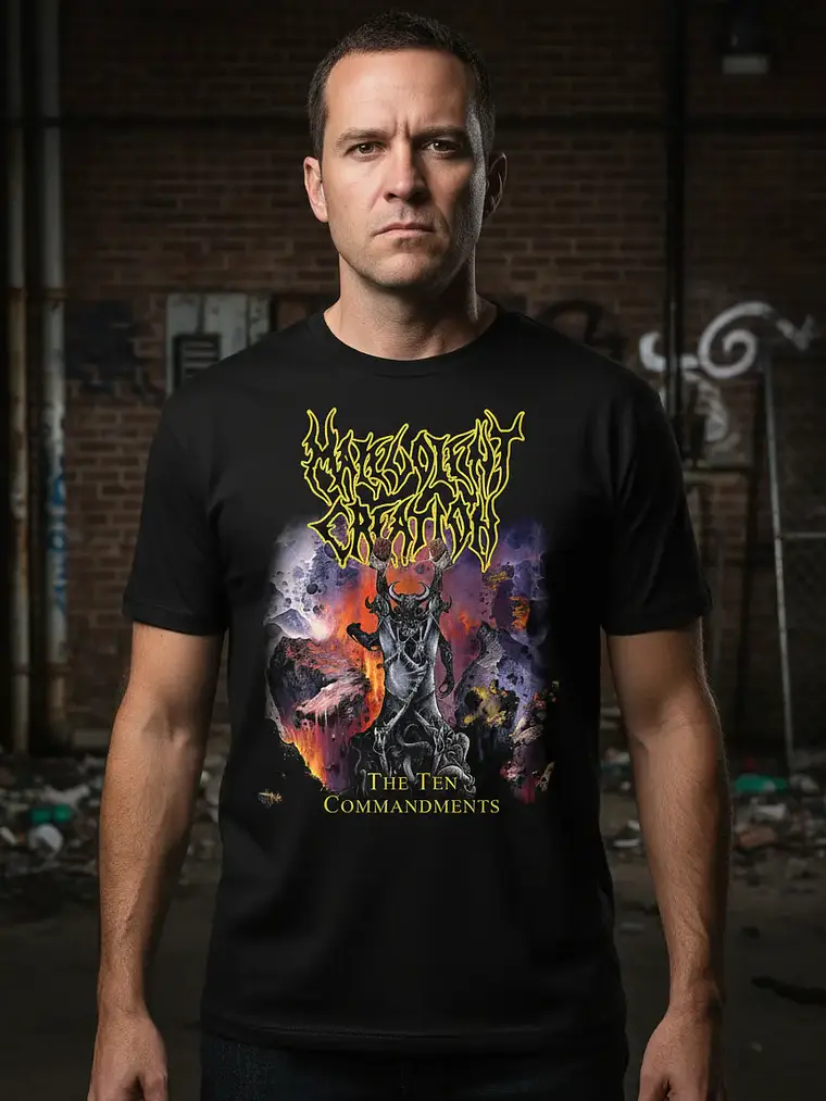 Polera Malevolent Creation - Ver 07 - The Ten Commandments 1