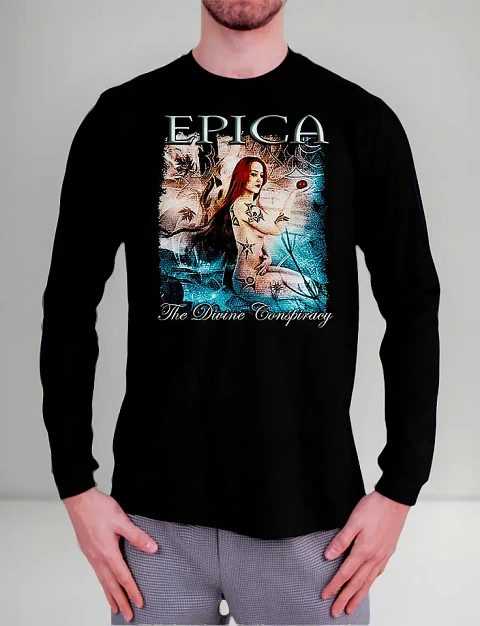 Polera Manga Larga Epica - Ver 04 - The Divine Conspiracy